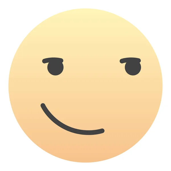 Emoji Sign Face Pour Les Réseaux Sociaux Les Applications — Image vectorielle