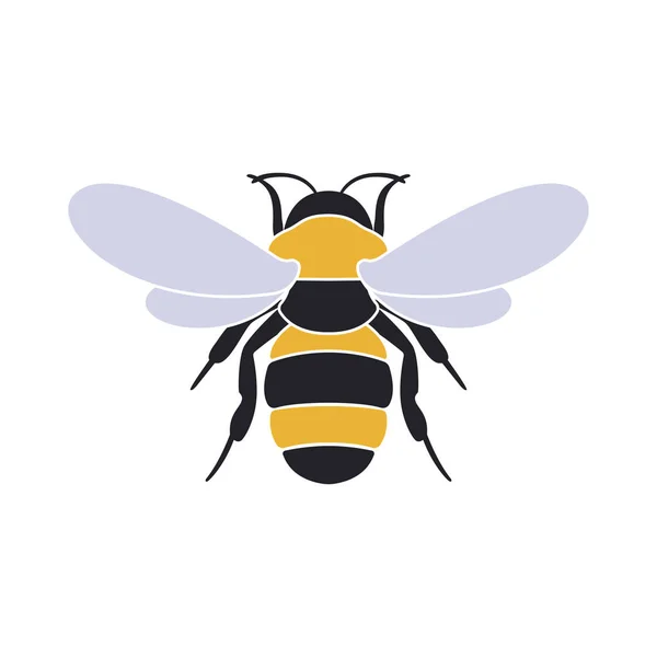 Abbildung Eines Bienenvektors — Stockvektor