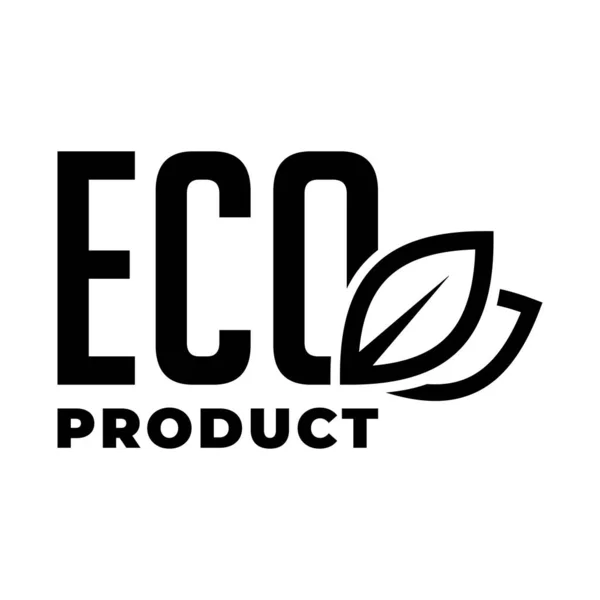 Eco alimentos, produtos orgânicos veganos e ecologia. Conjunto de elementos de design do logotipo — Vetor de Stock