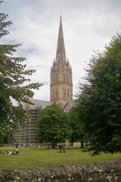 Kościół Salisbury Lipca 2015 — Zdjęcie stockowe