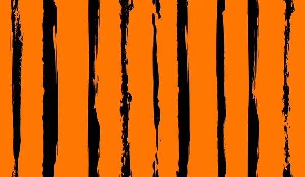 Motivo a strisce verticali irregolari nei colori della tigre per superficie — Vettoriale Stock