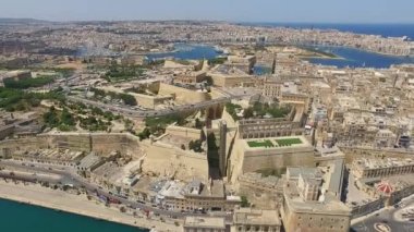 Malta - Valletta, Malta'nın La Valletta Hava görüntüleri 