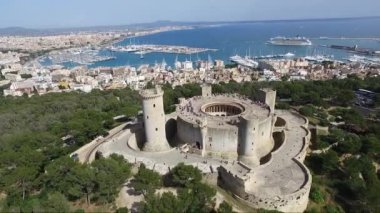 Malta - Sliema şehrinin Havadan görüntüleri, Maltasliema Malta Akdeniz adasının doğu kıyısında bir tatil kasabası. 