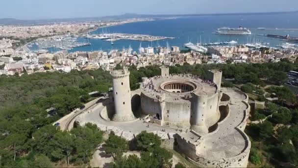 Malta Sliema Luftaufnahmen Der Stadt Sliema Maltasliema Ist Ein Ferienort — Stockvideo