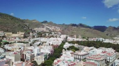 Santa Cruz de Tenerife - Santa Cruz de Tenerife şehrinin panoramik manzarası
