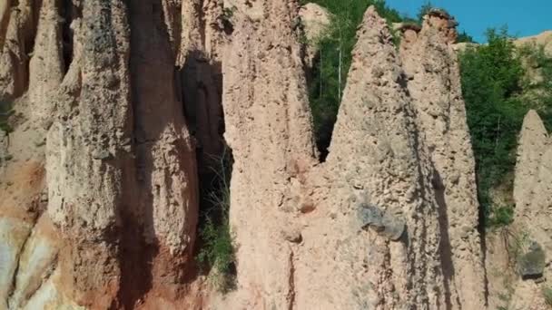 Merveille Naturelle Formation Rocheuse Ville Diable Djavolja Varos Serbie Une — Video