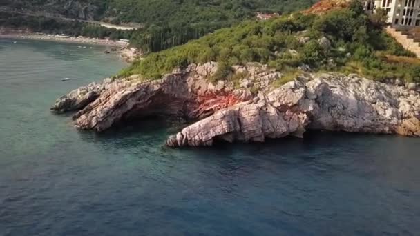 Coastal Rocks Mediterranean — Stock Video