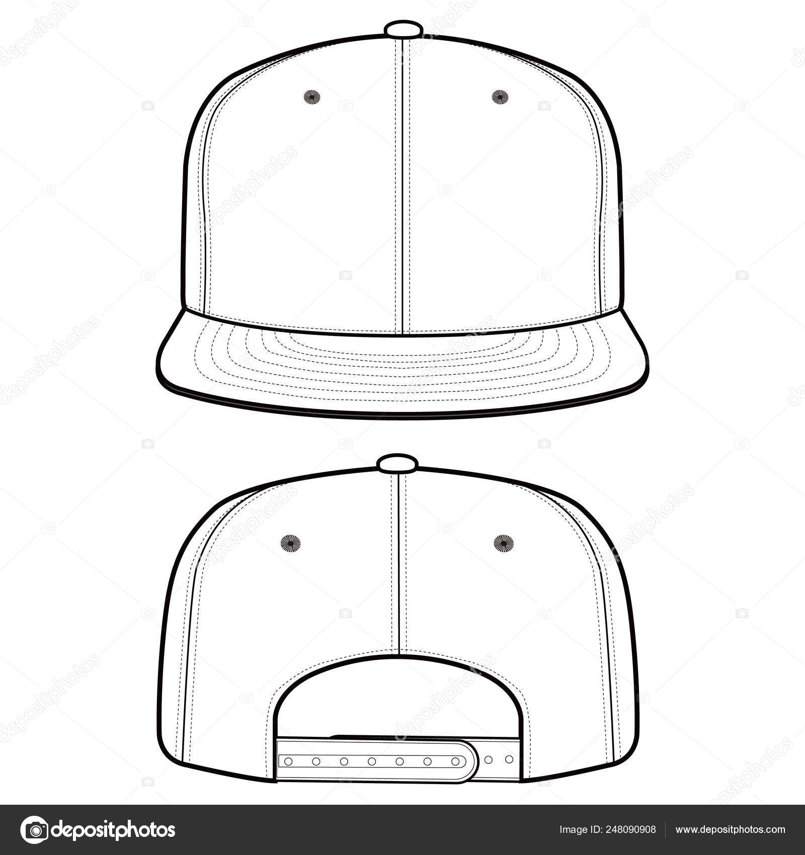 drawing of a snapback steampunkpatternsplussize