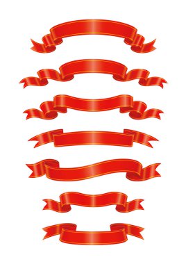 Şerit başlık vektör tasarım çizim şablonu