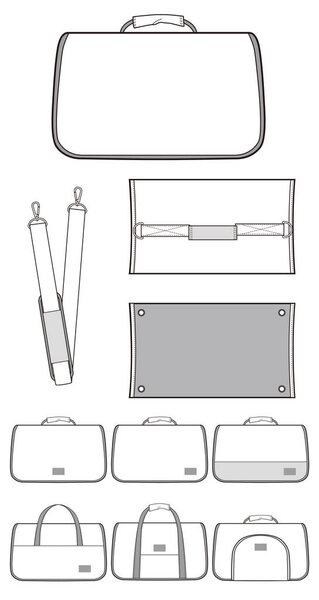 Шаблон технического чертежа Pet Carrier
