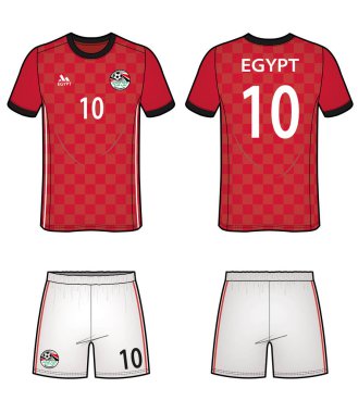 Futbol futbol Tekdüzen vektör tasarım çizim şablonu