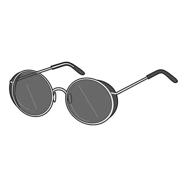 Gafas Sol Plantilla Vector Sketche Plano Moda — Archivo Imágenes Vectoriales