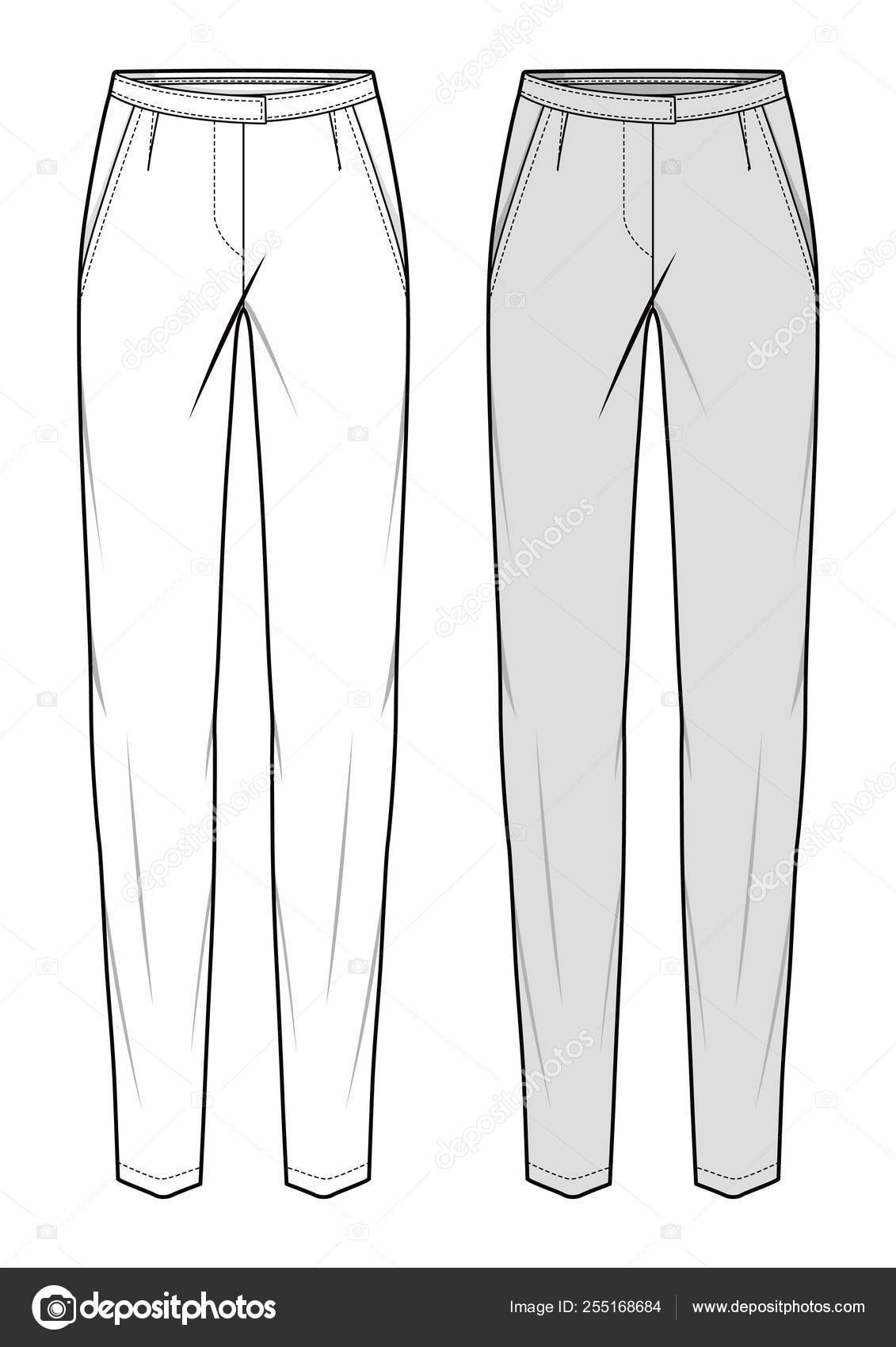 Pants Technical Drawing Vector Art, Icons, and Graphics for Free Download