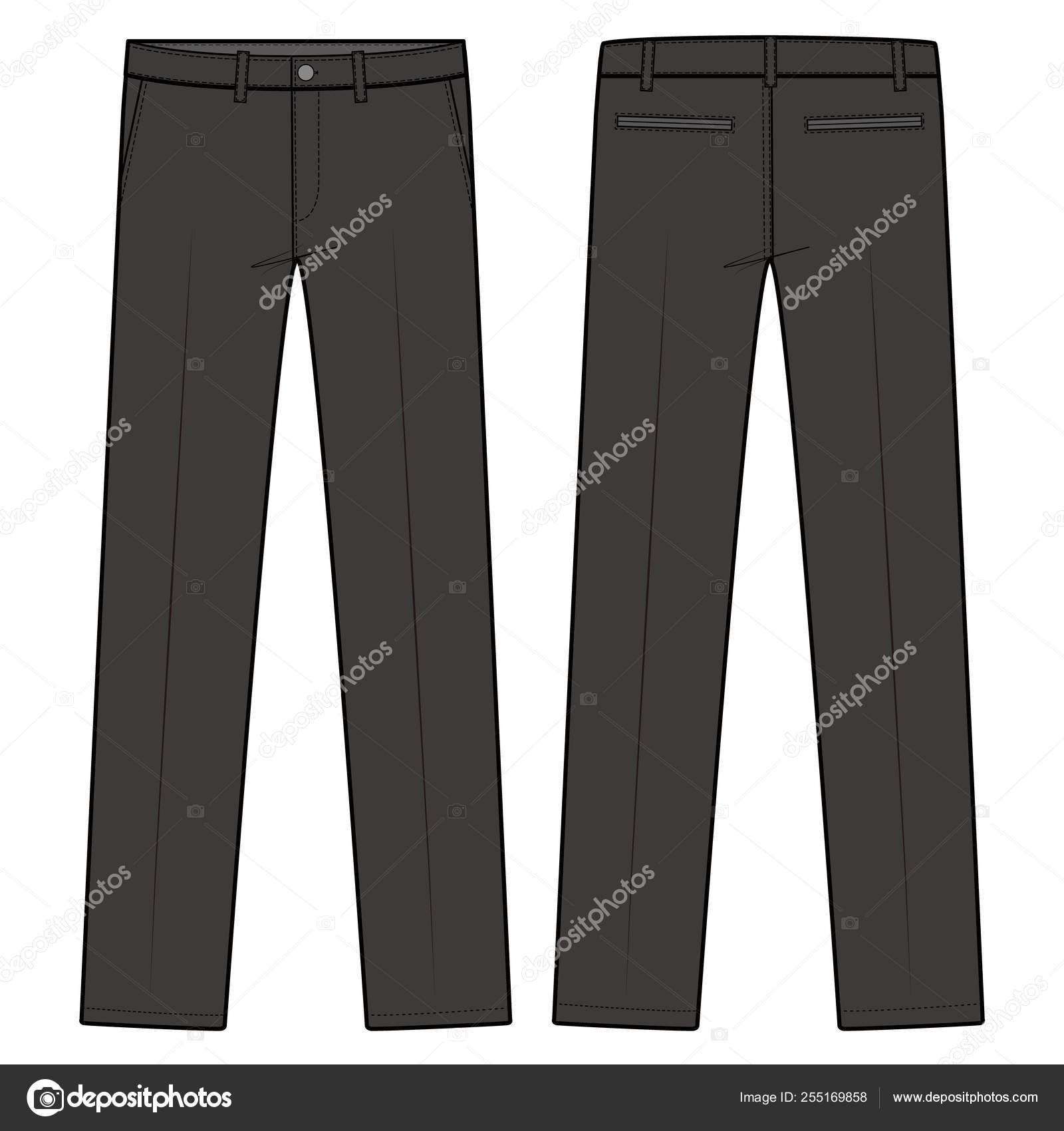 black formal jeans
