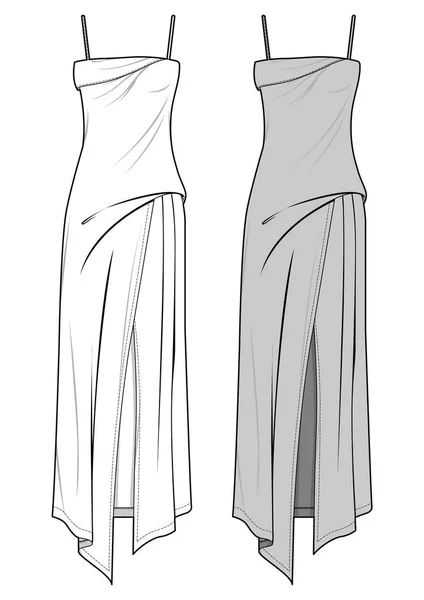 Discover more than 153 dress flat sketch super hot