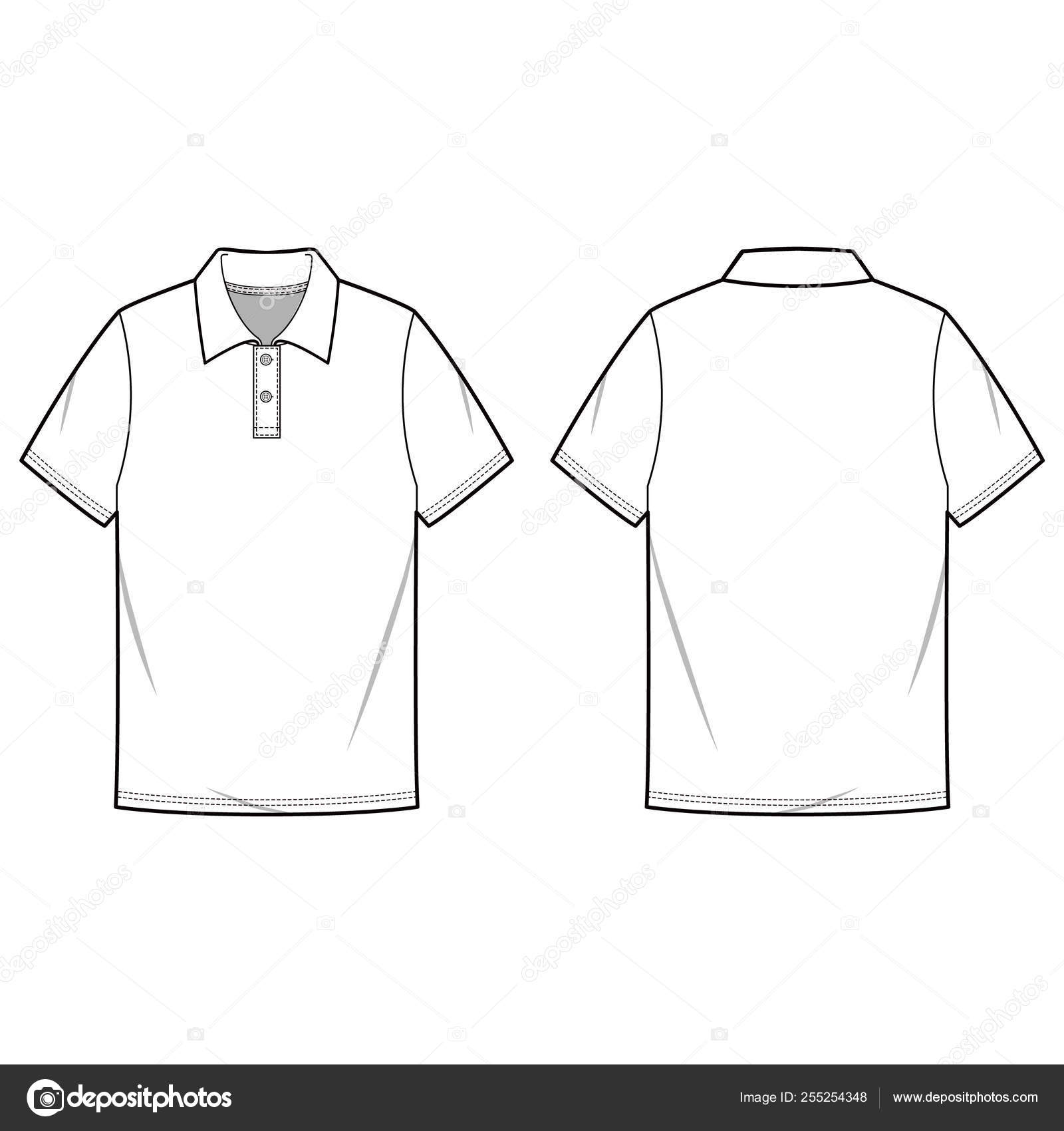 Boys Short Sleeves Shirt fashion flat sketch template. Technical Fashion  Illustration. Summer Woven Buttoned Front Shirt CAD Stock Vector Image &  Art - Alamy