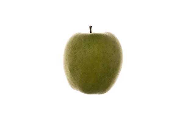 Zelené Apple Izolované Bílém Pozadí — Stock fotografie