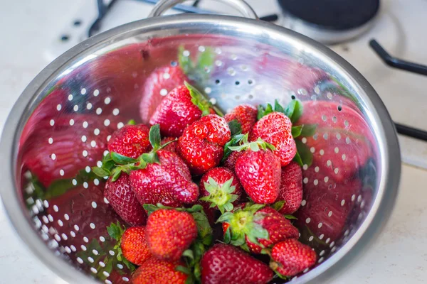 Fresas Tazón — Foto de Stock