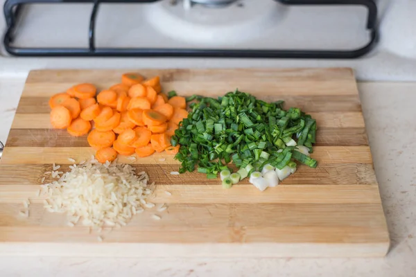 Verse Groenten Tafel — Stockfoto