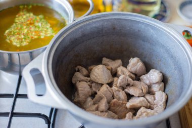  pilav ve sebzeler için hazır et