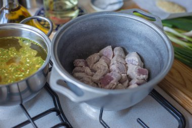  Pilav ve sebze için et