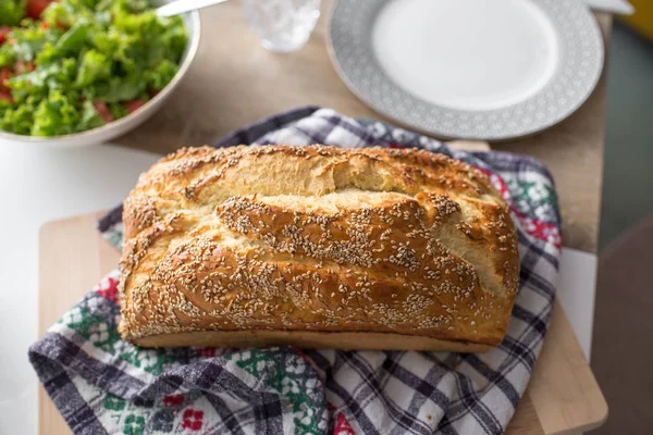 bread baked seeds in the house