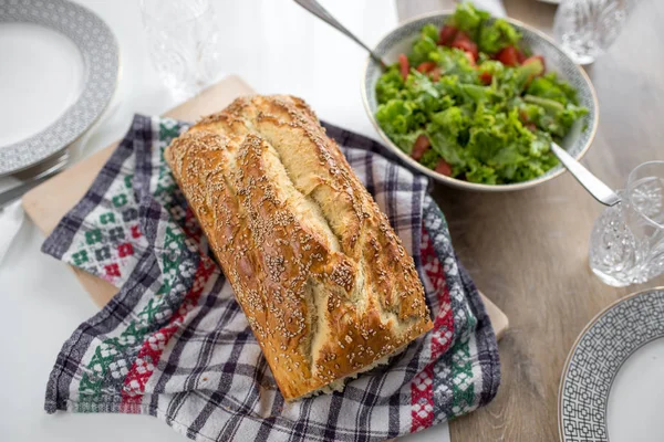 bread baked seeds in the house