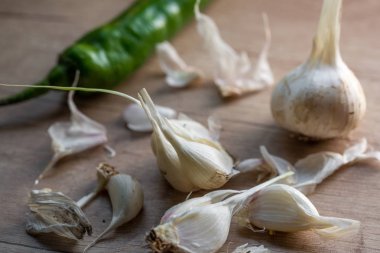  masada sarımsak ve yeşil biber