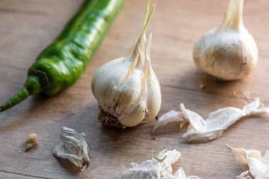  masada sarımsak ve yeşil biber