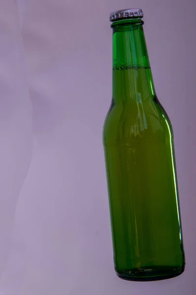 Arka Planda Bira Şişesi — Stok fotoğraf