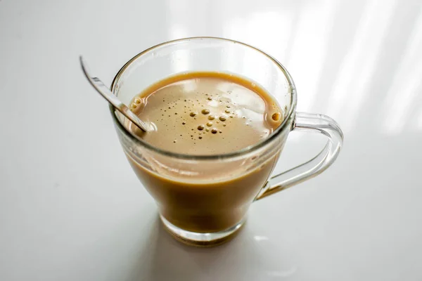 Cup Glass Coffee — Stock Photo, Image