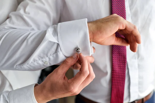 Man Een Overhemd Met Stropdas — Stockfoto