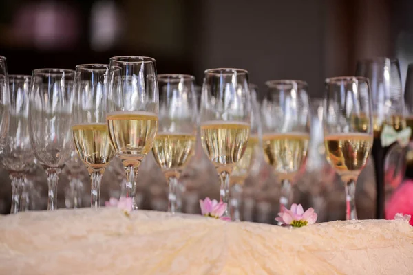 Champagneglas Bordet — Stockfoto