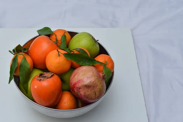 Frutas Frescas Tazón — Foto de Stock