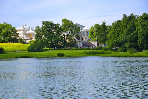 Tsarskoye Selo (Pushkin city), São Petersburgo, Rússia - 19 de junho , — Fotografia de Stock