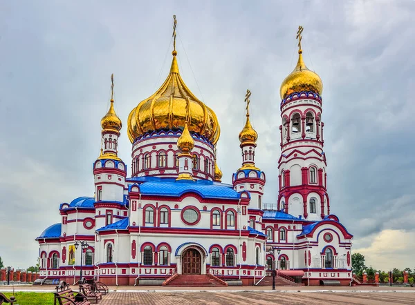 Novokuznetsk Regio Kemerovo Rusland Augustus 2020 Ortodoxkathedraal Van Geboorte Van — Stockfoto