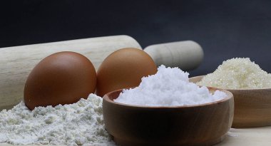 yumurta un şeker tuz photoshoot