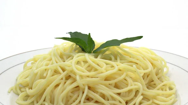 Traditionele Spaghetti Pasta Fotoshoot — Stockfoto