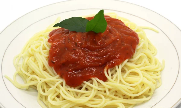 Hagyományos Spagetti Tészta Photoshoot — Stock Fotó