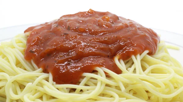 Tradycyjne Spaghetti Makarony Photoshoot — Zdjęcie stockowe