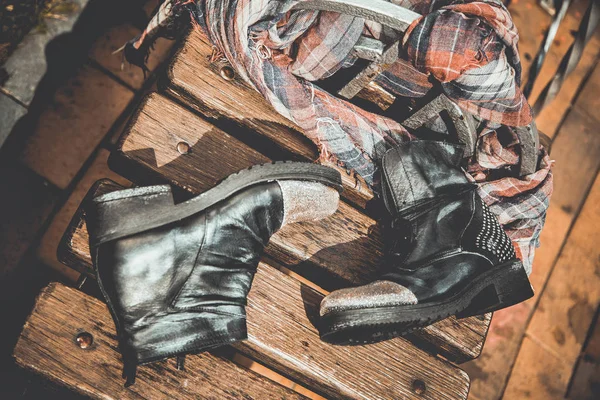Фирменная Итальянская Обувь Рекламное Фото — стоковое фото