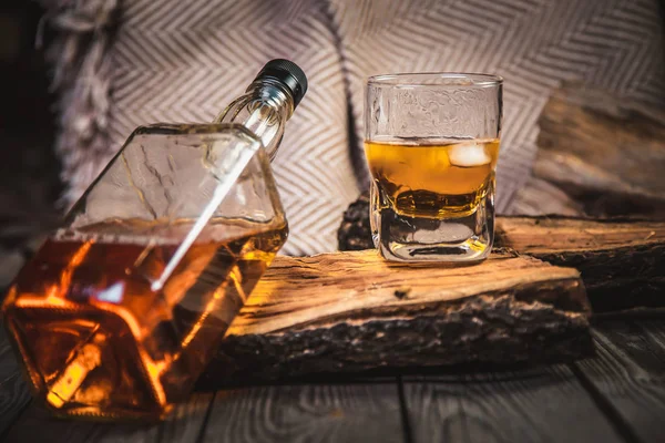 Bourbon viski viski Vintage Fotoğraf