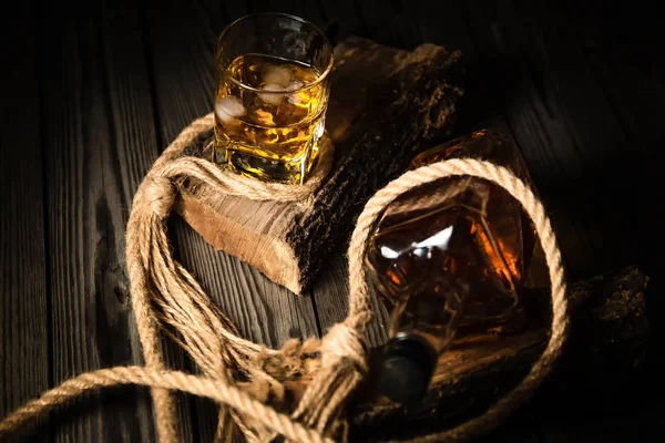 Vintage photo of bourbon bourbon whiskey