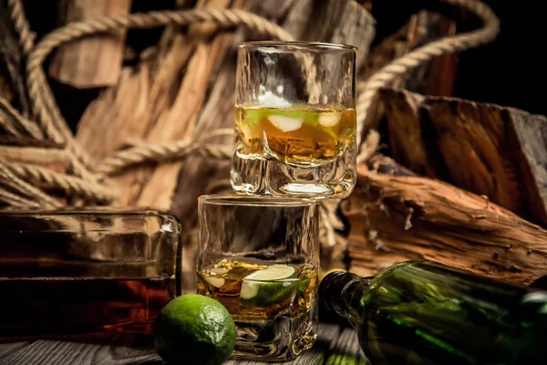 Elite Alcol Vintage Foto Bourbon Whisky — Foto Stock