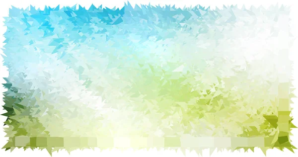 Texture Bleue Verte Motif Triangulation Fond Frais Pour Site Web — Image vectorielle