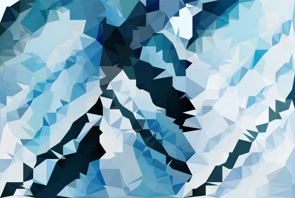 Fond Bleu Triangulation Motif Texture Cool — Image vectorielle