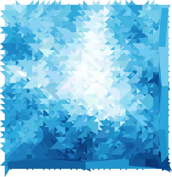 Μπλε Φόντο Τριγωνισμού Δροσερή Υφή Μοτίβο — Διανυσματικό Αρχείο