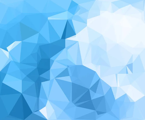 Modello Sfondo Triangolazione Sfondo Blu Blu — Vettoriale Stock