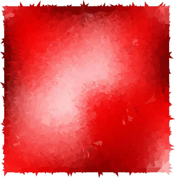 赤い三角形パターン クールなスタイリッシュな背景 — ストックベクタ