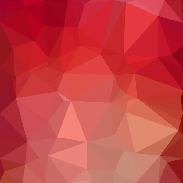 Texture Rouge Triangulation Fond Élégant Cool — Image vectorielle
